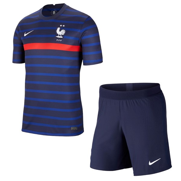 Camiseta Francia 1ª Kit Niños 2020 Azul